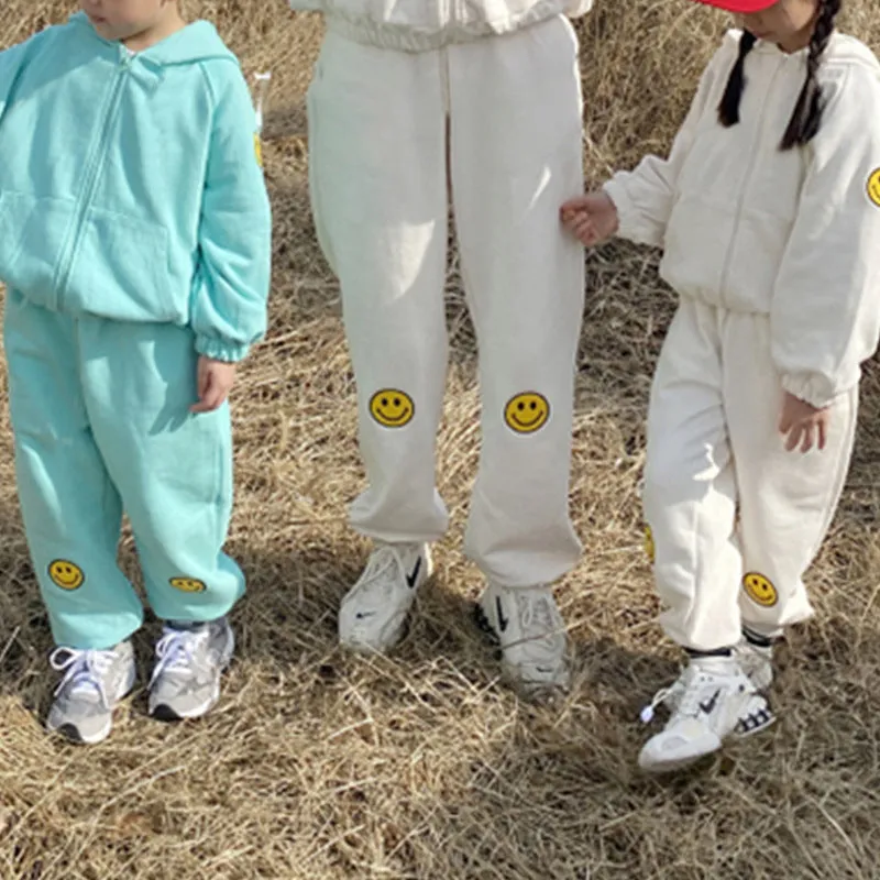 2-Piece Parent-child Smiley Set
