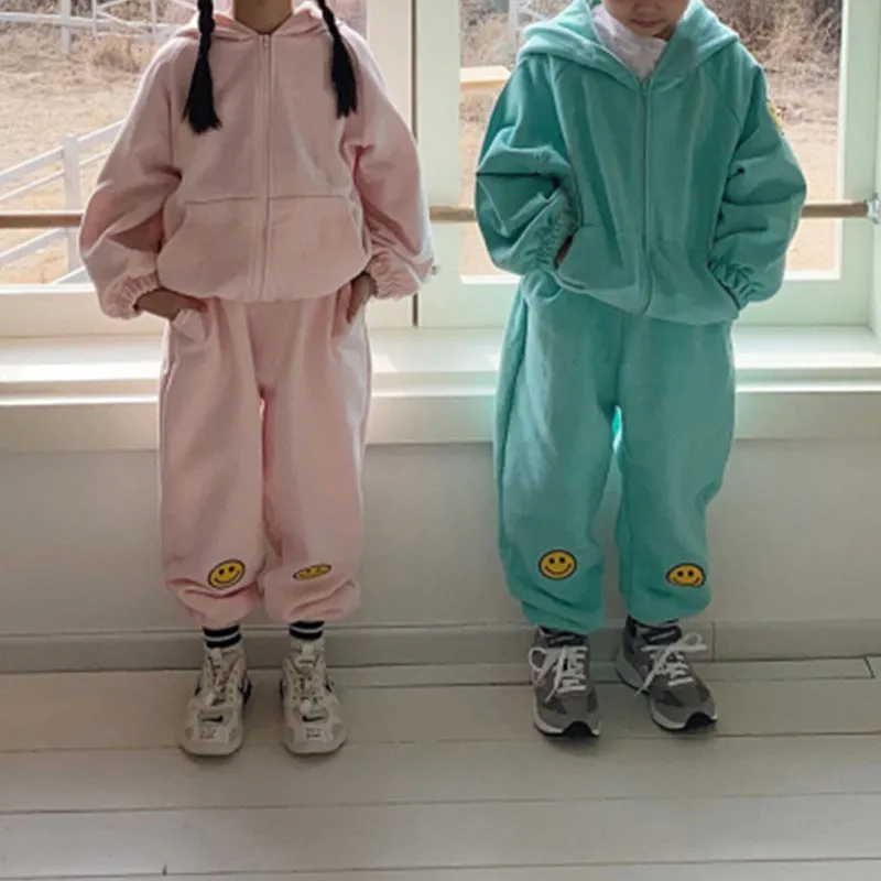 2-Piece Parent-child Smiley Set
