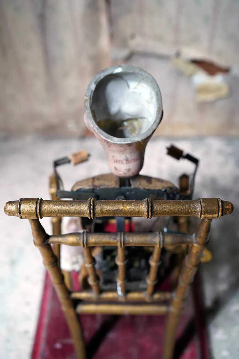 A French Bisque Musical Automaton by Roullet et Decamps; ‘Bebe Tricoteur’ c.1885-90