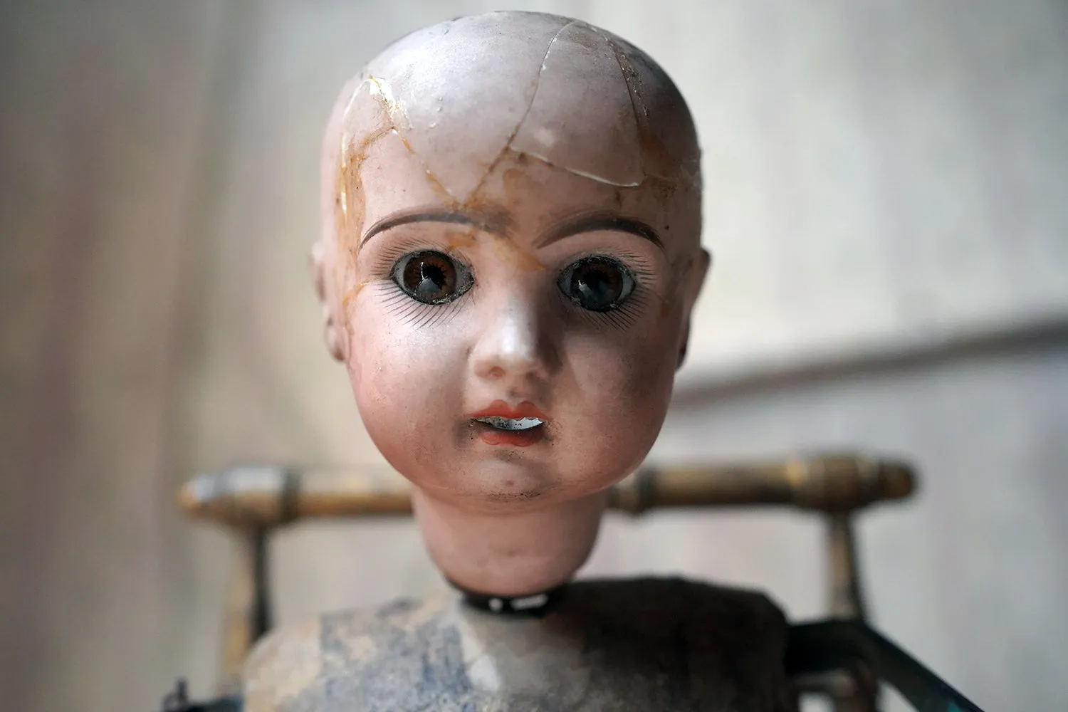 A French Bisque Musical Automaton by Roullet et Decamps; ‘Bebe Tricoteur’ c.1885-90