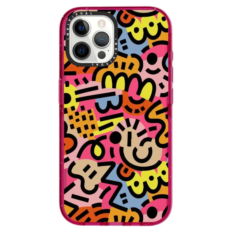 Abstract Line and Color Design Phone Case_iPhone Ultra-Impact Case [1459605]