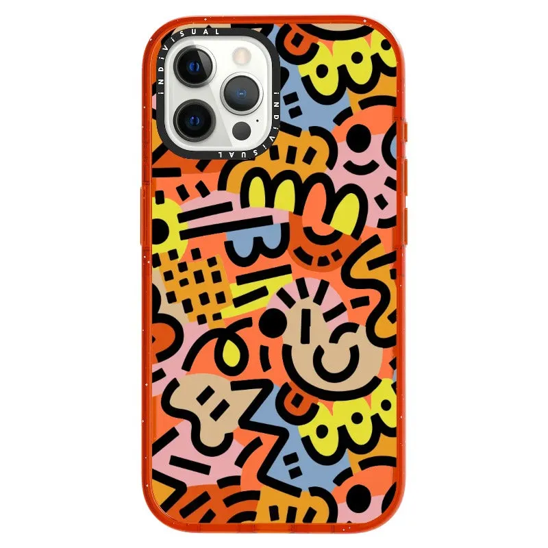 Abstract Line and Color Design Phone Case_iPhone Ultra-Impact Case [1459605]