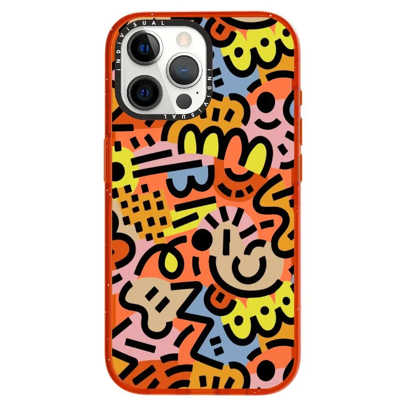 Abstract Line and Color Design Phone Case_iPhone Ultra-Impact Case [1459605]
