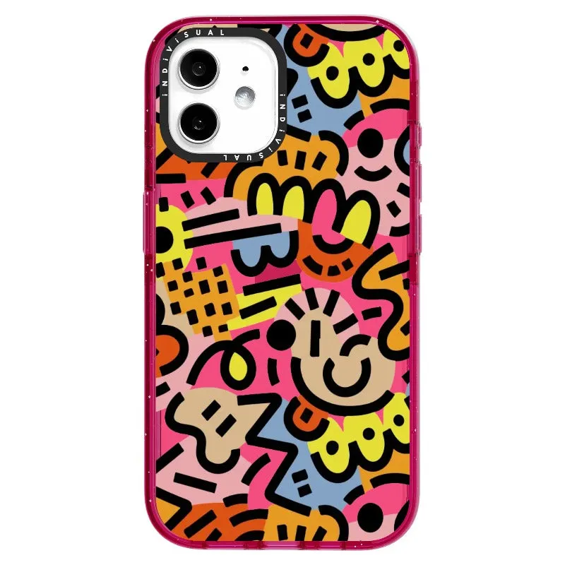 Abstract Line and Color Design Phone Case_iPhone Ultra-Impact Case [1459605]