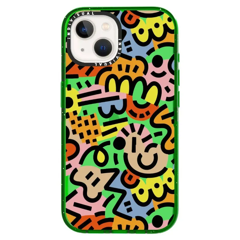 Abstract Line and Color Design Phone Case_iPhone Ultra-Impact Case [1459605]