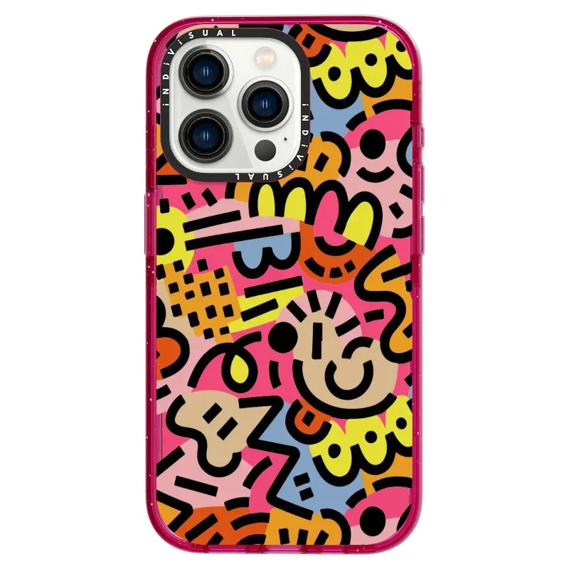 Abstract Line and Color Design Phone Case_iPhone Ultra-Impact Case [1459605]