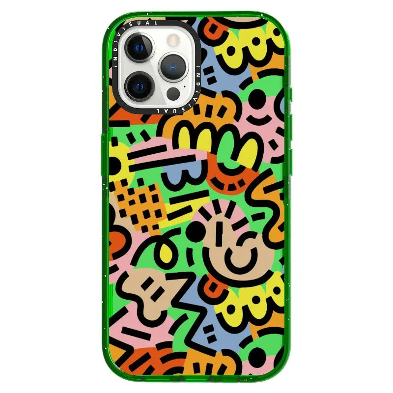 Abstract Line and Color Design Phone Case_iPhone Ultra-Impact Case [1459605]