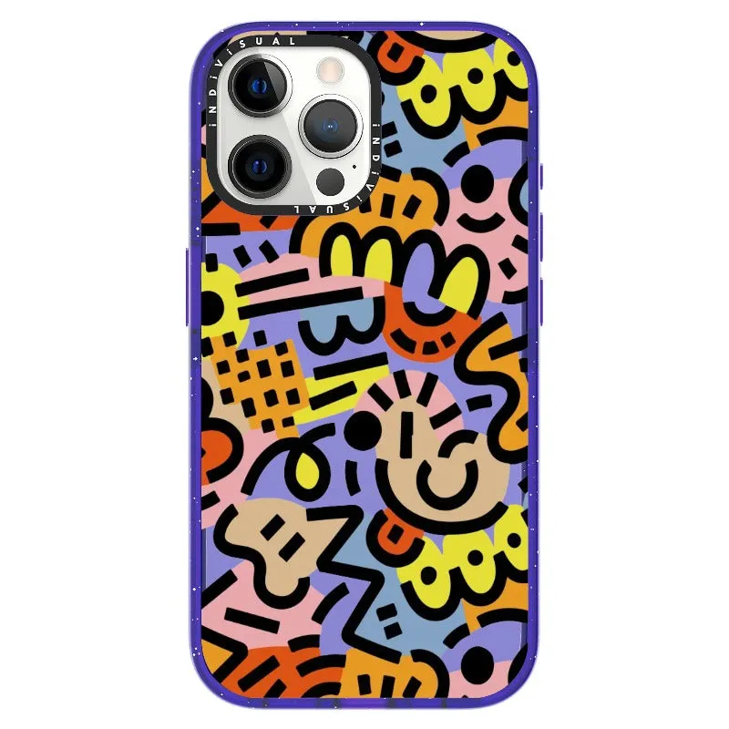 Abstract Line and Color Design Phone Case_iPhone Ultra-Impact Case [1459605]