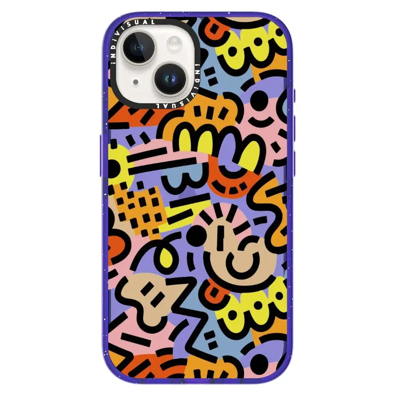 Abstract Line and Color Design Phone Case_iPhone Ultra-Impact Case [1459605]