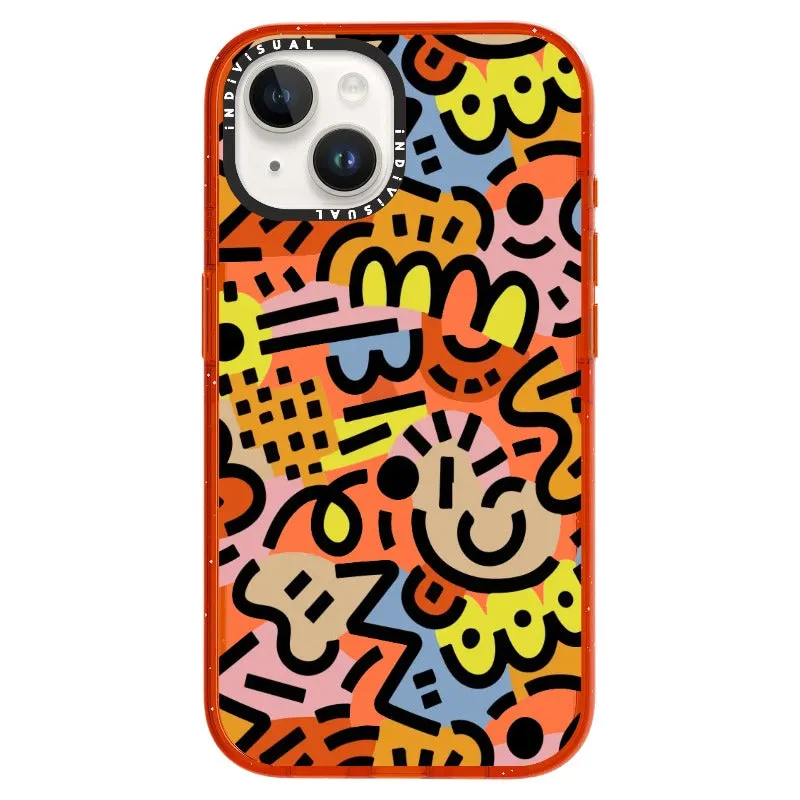 Abstract Line and Color Design Phone Case_iPhone Ultra-Impact Case [1459605]