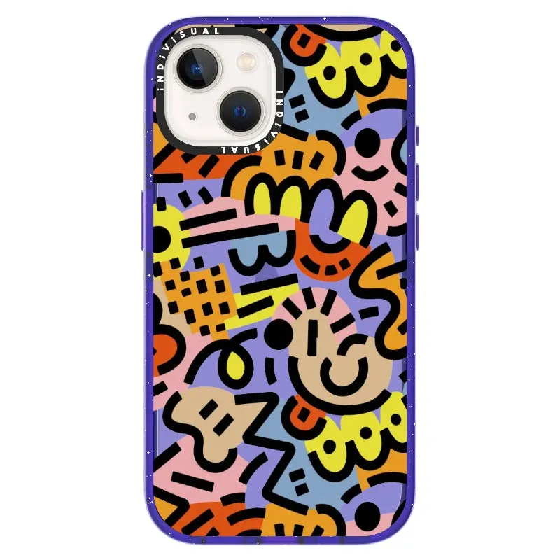 Abstract Line and Color Design Phone Case_iPhone Ultra-Impact Case [1459605]