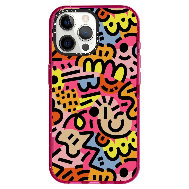 Abstract Line and Color Design Phone Case_iPhone Ultra-Impact Case [1459605]
