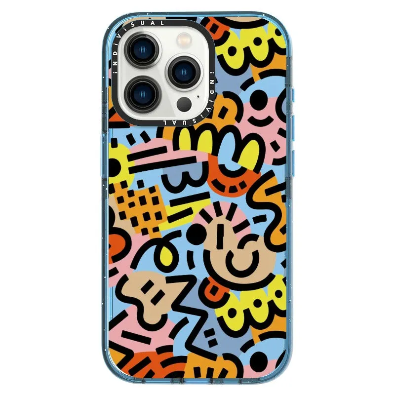 Abstract Line and Color Design Phone Case_iPhone Ultra-Impact Case [1459605]