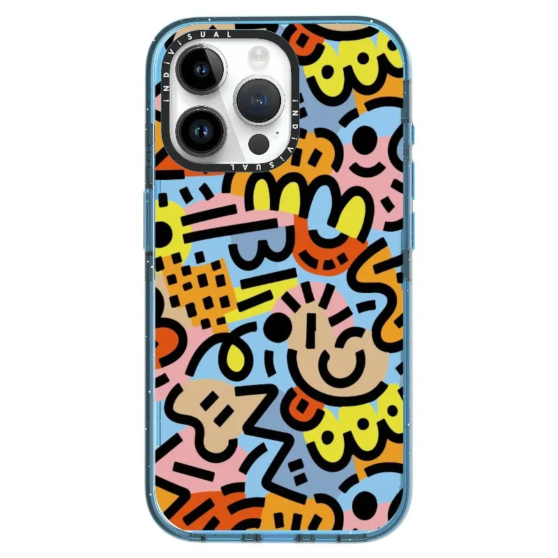 Abstract Line and Color Design Phone Case_iPhone Ultra-Impact Case [1459605]