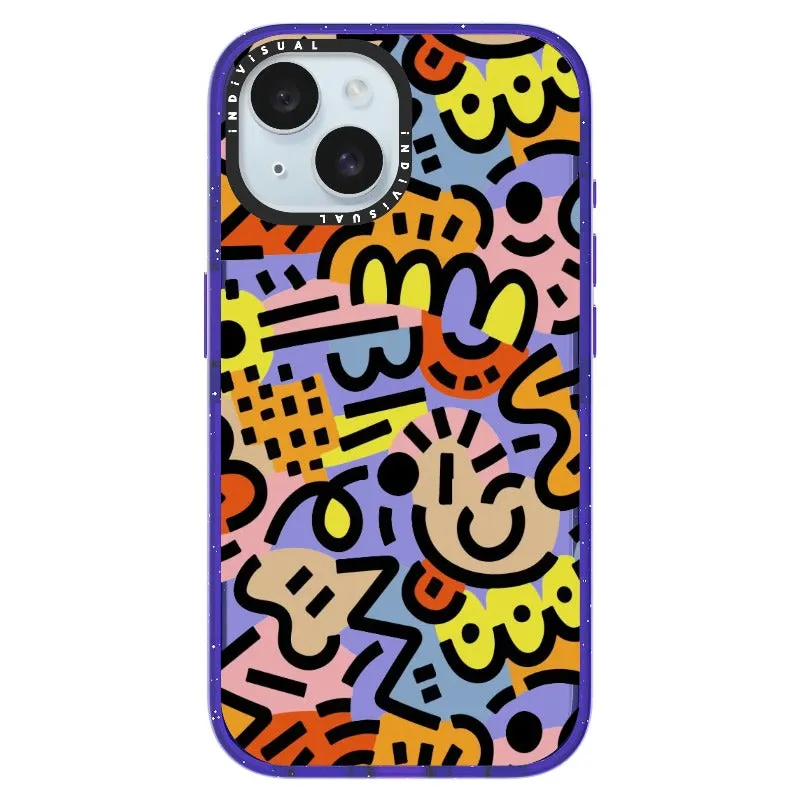 Abstract Line and Color Design Phone Case_iPhone Ultra-Impact Case [1459605]