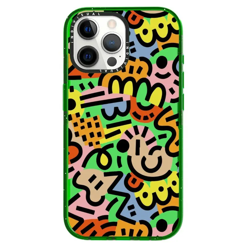 Abstract Line and Color Design Phone Case_iPhone Ultra-Impact Case [1459605]