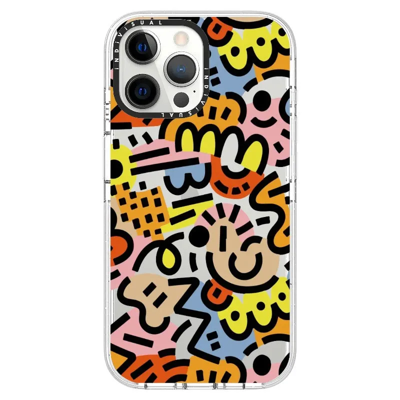 Abstract Line and Color Design Phone Case_iPhone Ultra-Impact Case [1459605]