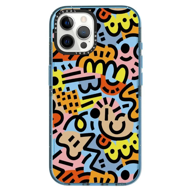 Abstract Line and Color Design Phone Case_iPhone Ultra-Impact Case [1459605]