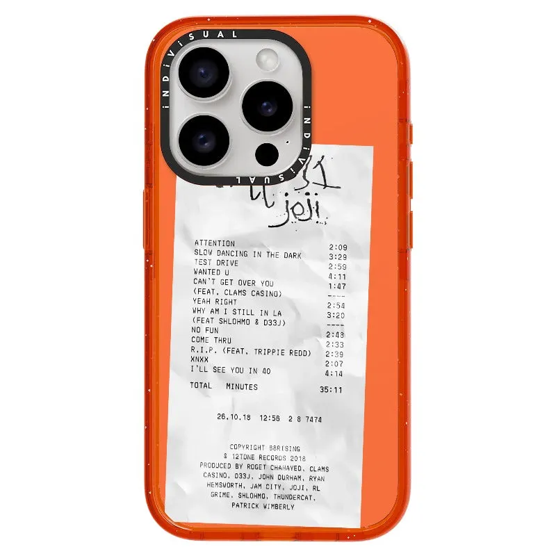 Ballads Joji Receipt Style Phone Case_iPhone Ultra-Impact Case [1522219]
