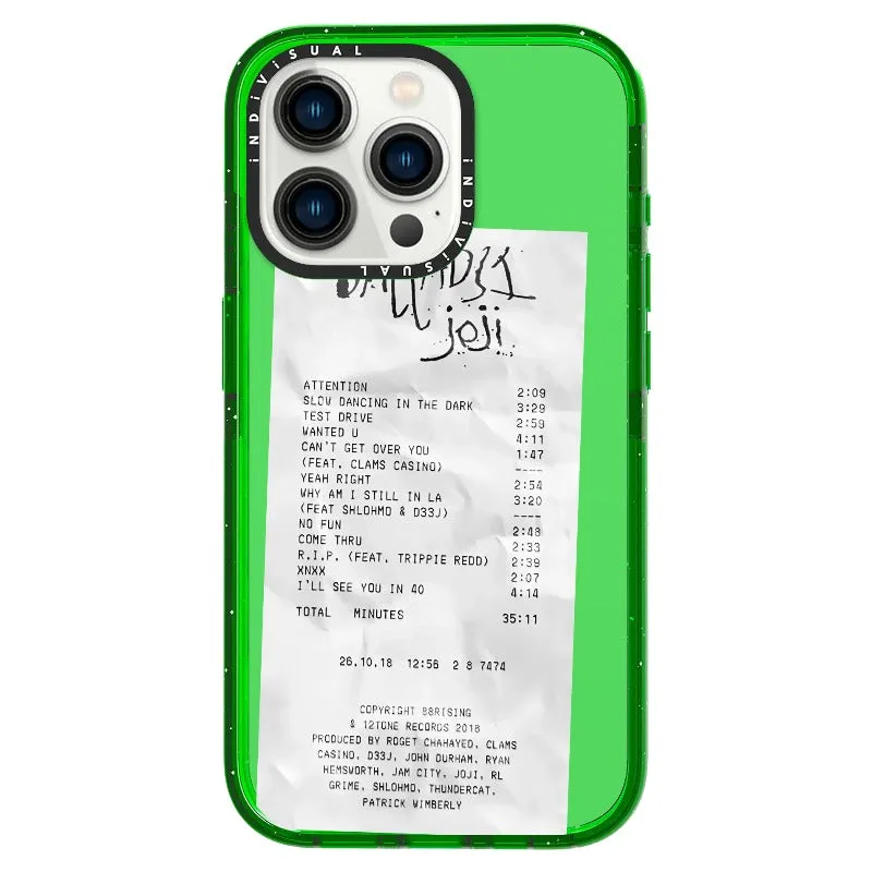 Ballads Joji Receipt Style Phone Case_iPhone Ultra-Impact Case [1522219]
