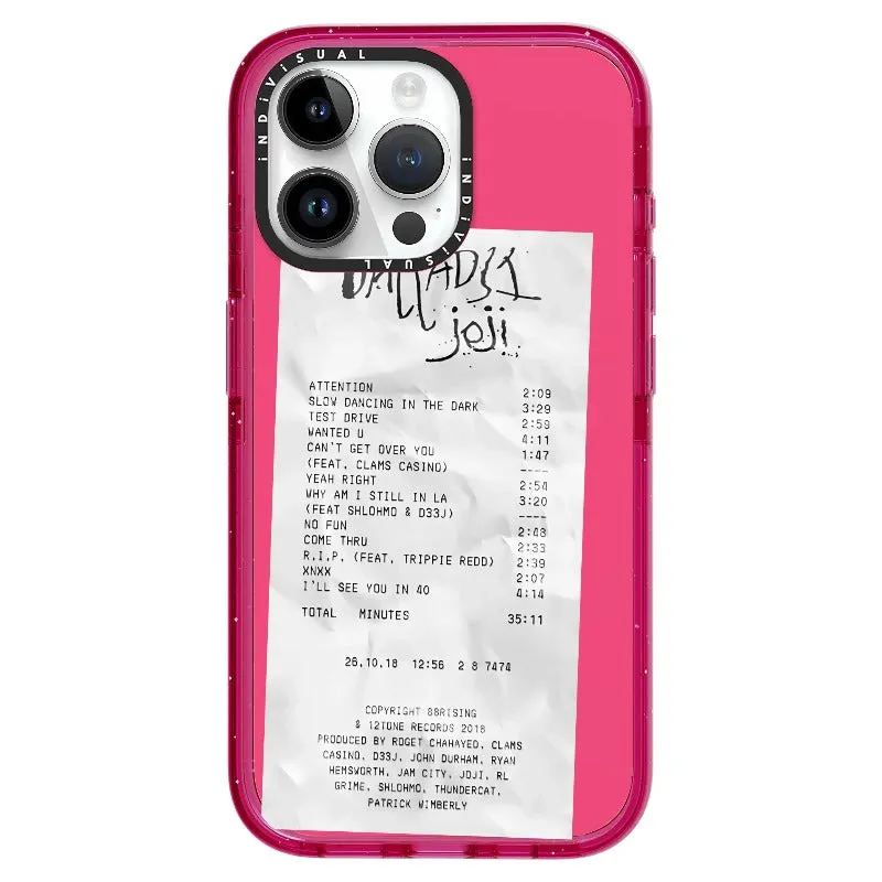 Ballads Joji Receipt Style Phone Case_iPhone Ultra-Impact Case [1522219]