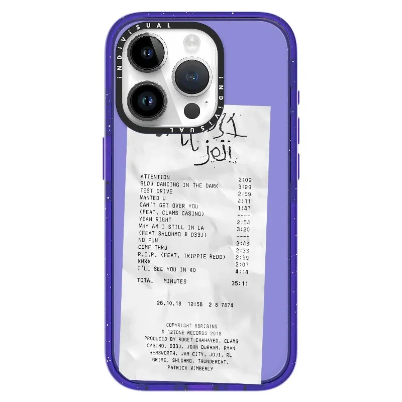 Ballads Joji Receipt Style Phone Case_iPhone Ultra-Impact Case [1522219]