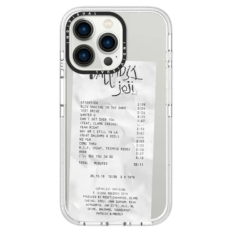 Ballads Joji Receipt Style Phone Case_iPhone Ultra-Impact Case [1522219]