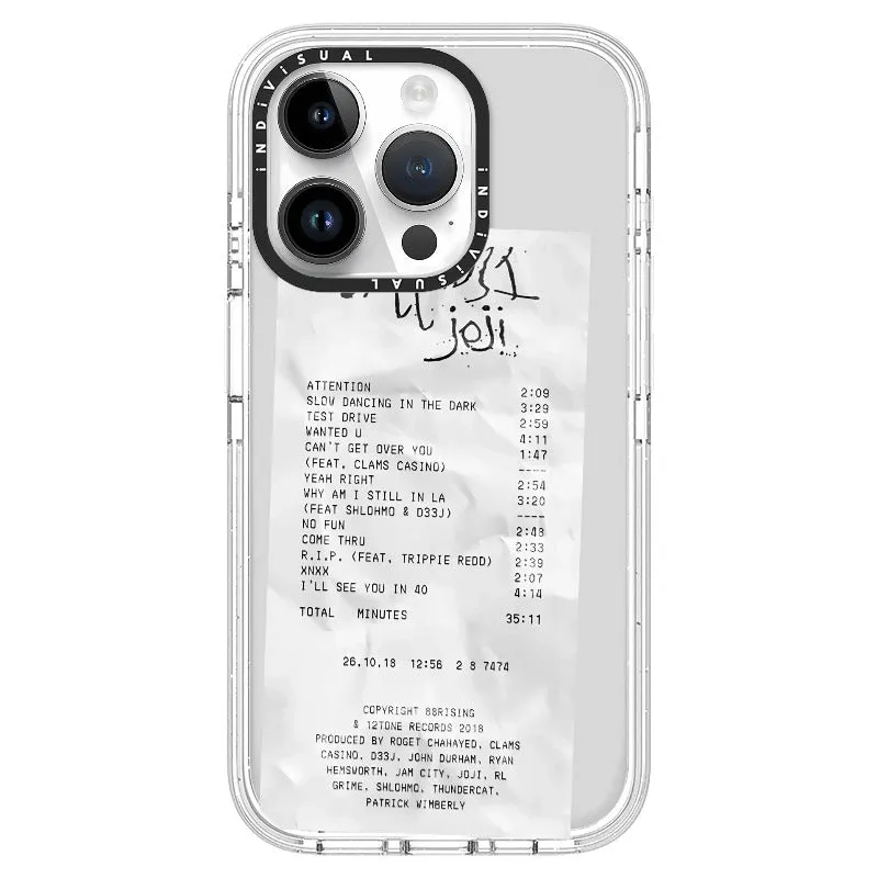 Ballads Joji Receipt Style Phone Case_iPhone Ultra-Impact Case [1522219]
