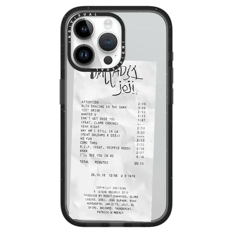 Ballads Joji Receipt Style Phone Case_iPhone Ultra-Impact Case [1522219]