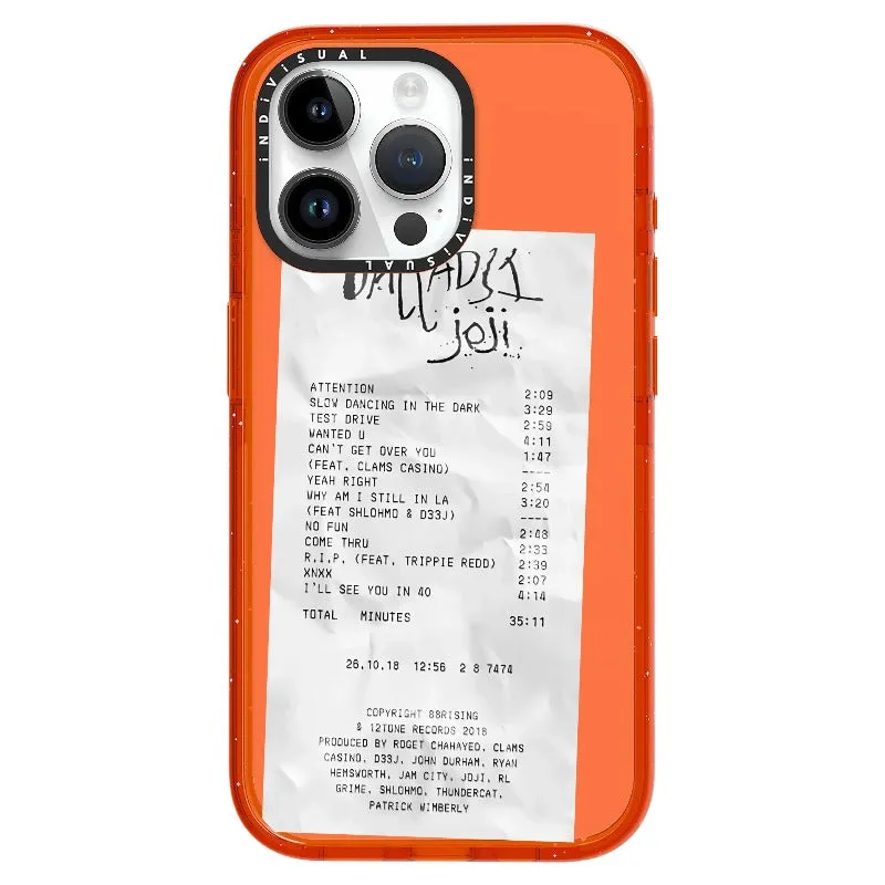 Ballads Joji Receipt Style Phone Case_iPhone Ultra-Impact Case [1522219]