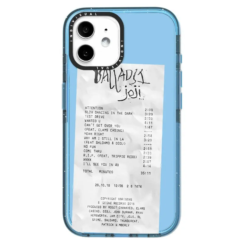 Ballads Joji Receipt Style Phone Case_iPhone Ultra-Impact Case [1522219]