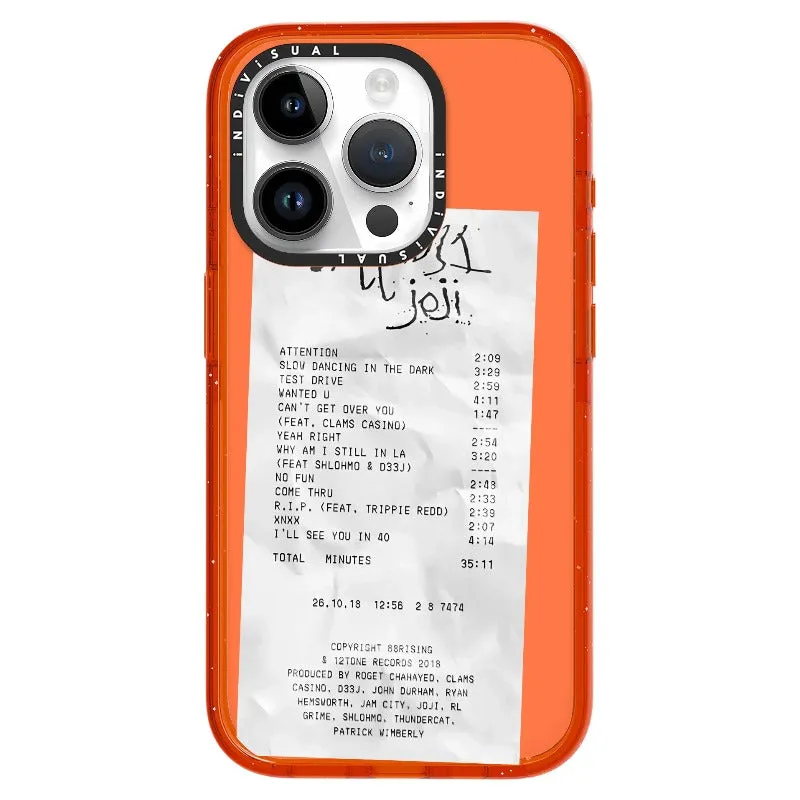 Ballads Joji Receipt Style Phone Case_iPhone Ultra-Impact Case [1522219]