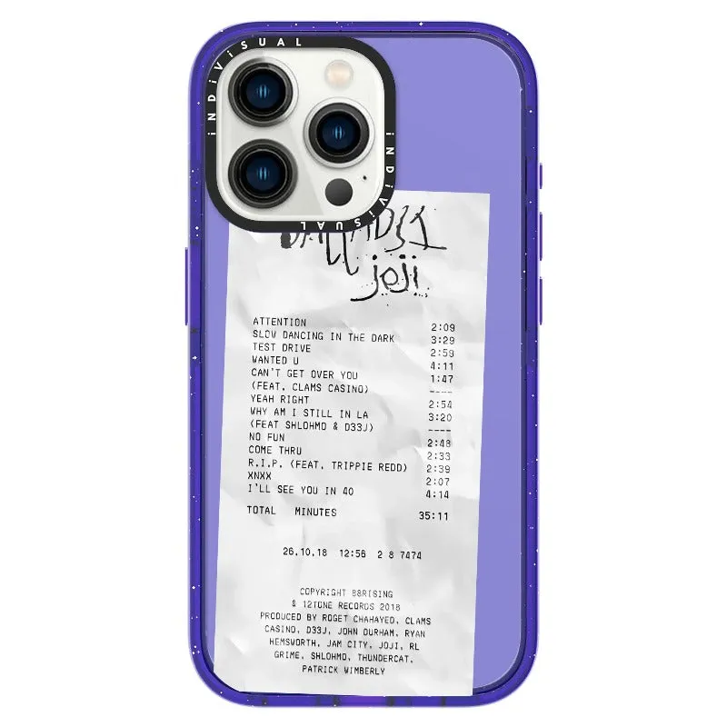 Ballads Joji Receipt Style Phone Case_iPhone Ultra-Impact Case [1522219]