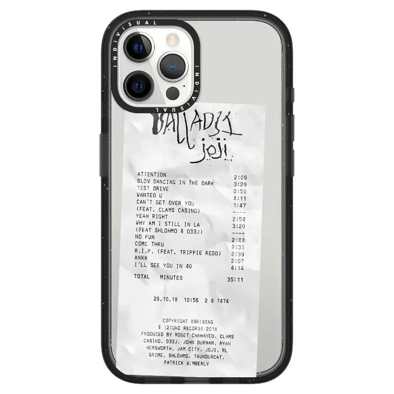 Ballads Joji Receipt Style Phone Case_iPhone Ultra-Impact Case [1522219]