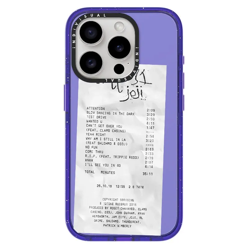 Ballads Joji Receipt Style Phone Case_iPhone Ultra-Impact Case [1522219]