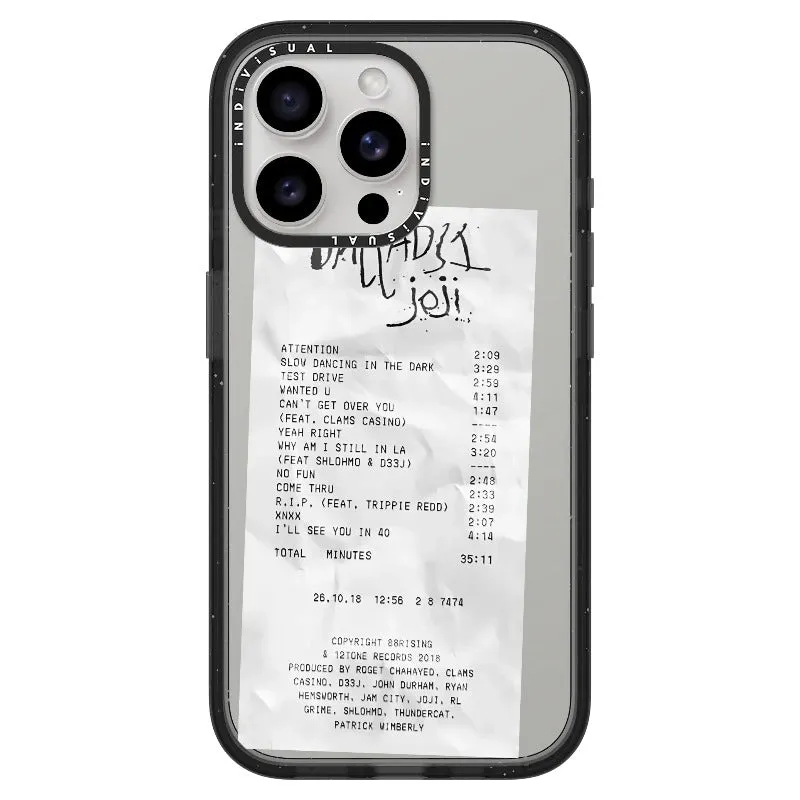 Ballads Joji Receipt Style Phone Case_iPhone Ultra-Impact Case [1522219]