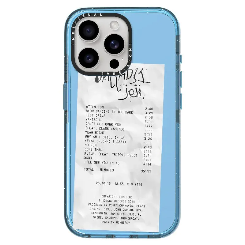Ballads Joji Receipt Style Phone Case_iPhone Ultra-Impact Case [1522219]