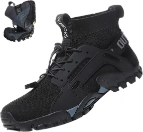 BlackeEight Men's Outdoor Hiking Wading Shoes,Comfy Breathe Quick Drying Mesh Orthotic Non-Slip Softsole Trail Sock Water Sneakers
