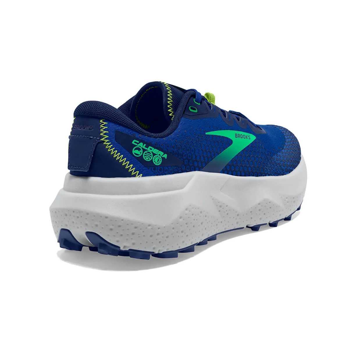 Brooks Caldera 6 Mens Trail Running Shoes - Blue/Surf the Web/Green