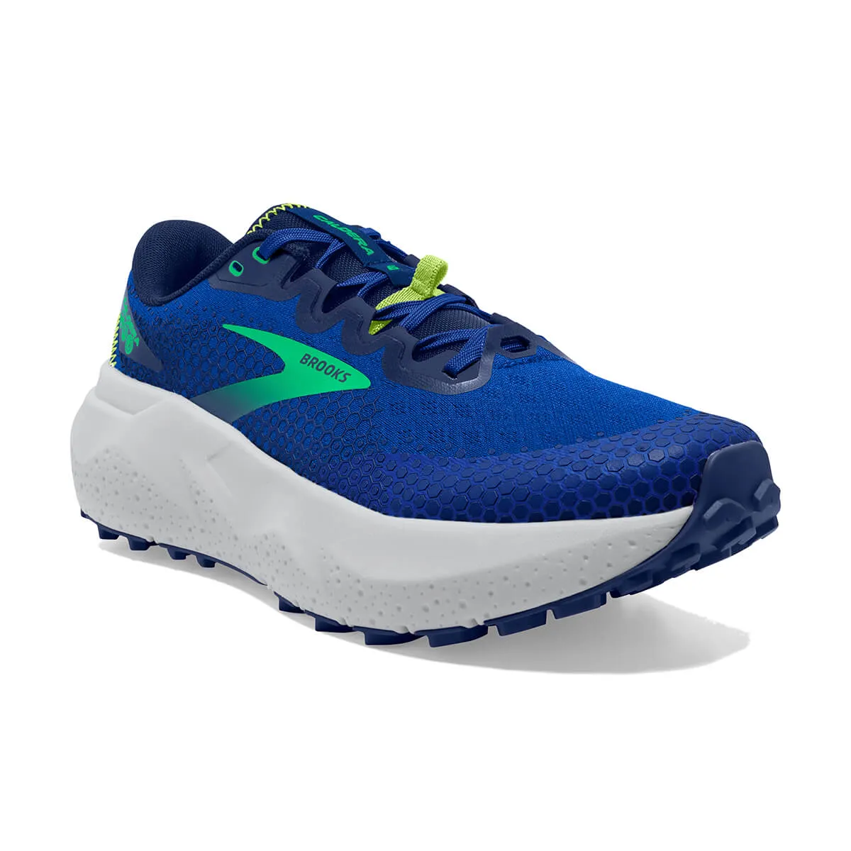 Brooks Caldera 6 Mens Trail Running Shoes - Blue/Surf the Web/Green