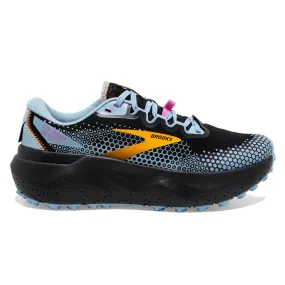 Womens Brooks Caldera 6 Trail Running Shoes | Black, Blue, Yellow - Enhanced Performance and Comfort