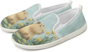 Capybara Outdoor Loafer Wedding Shoes Dress Flats Classic Leisure Walking Shoes for Women Ladies