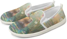Capybara Outdoor Loafer Wedding Shoes Dress Flats Classic Leisure Walking Shoes for Women Ladies