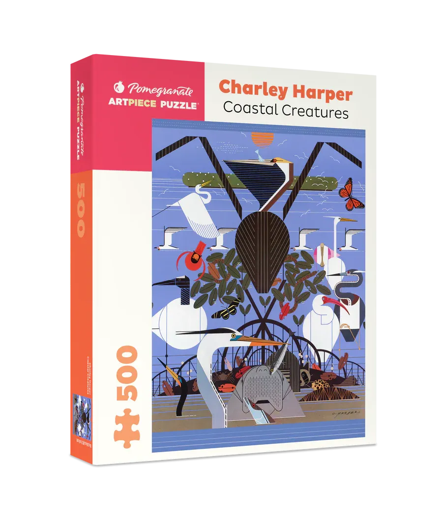 Charley Harper: Coastal Creatures 500pc Jigsaw Puzzle