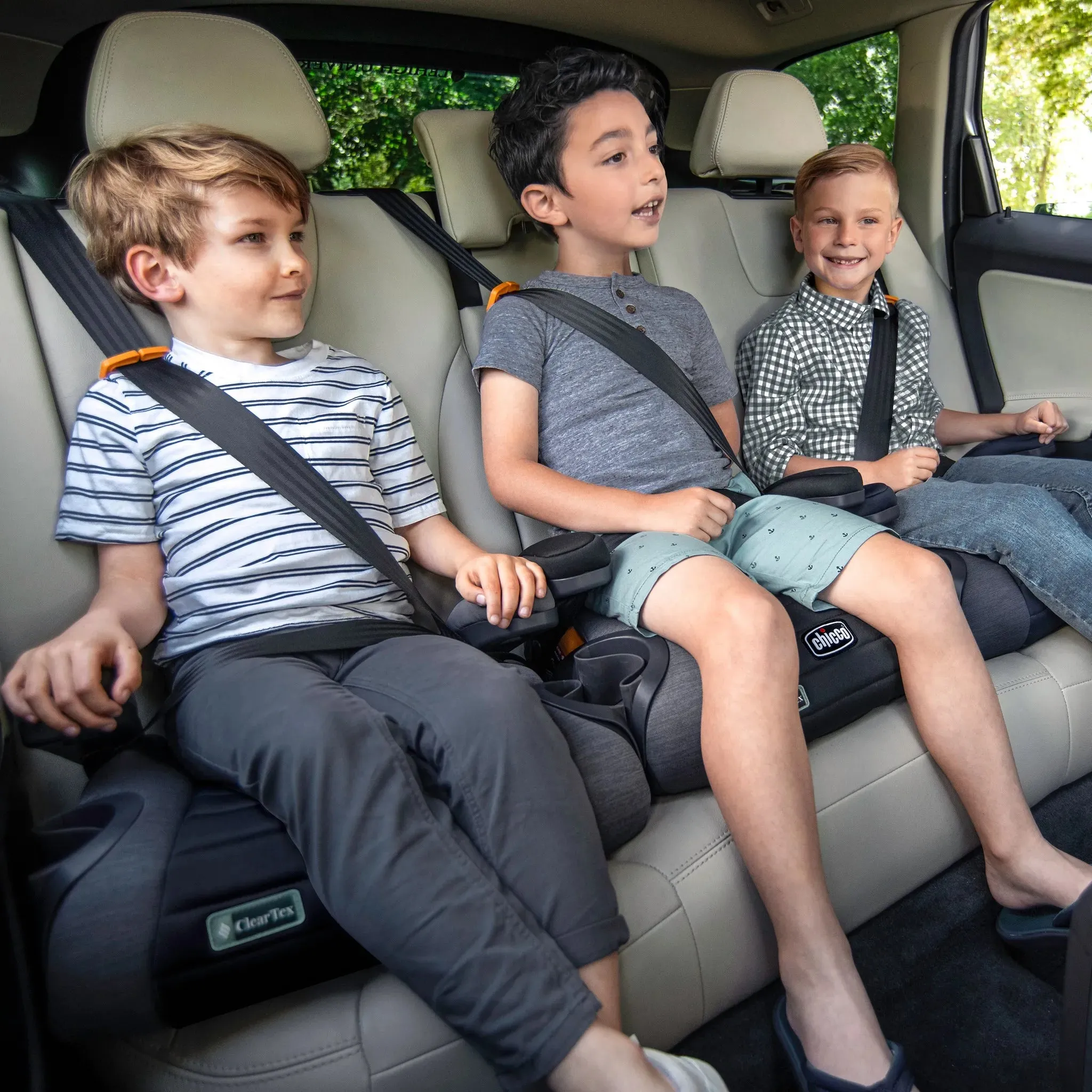 Chicco GoFit Cleartex Backless Booster Car Seat - Shadow (See Description)