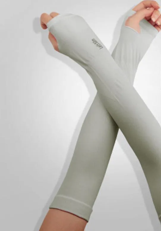 Custom logo sleeve sunscreen gloves
