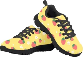 GIFTPUZZ Kids Road Running Shoes Lightweight Athletic Tennis Sports Walking Breathable Shoes Fitness