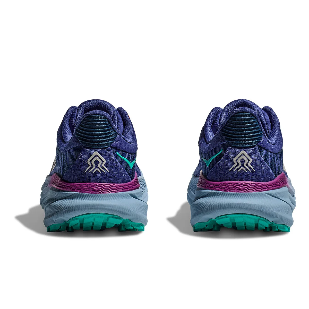 Challenger 7 Womens Hoka Trail Running Shoes in Evening Sky/Drizzle Colorway