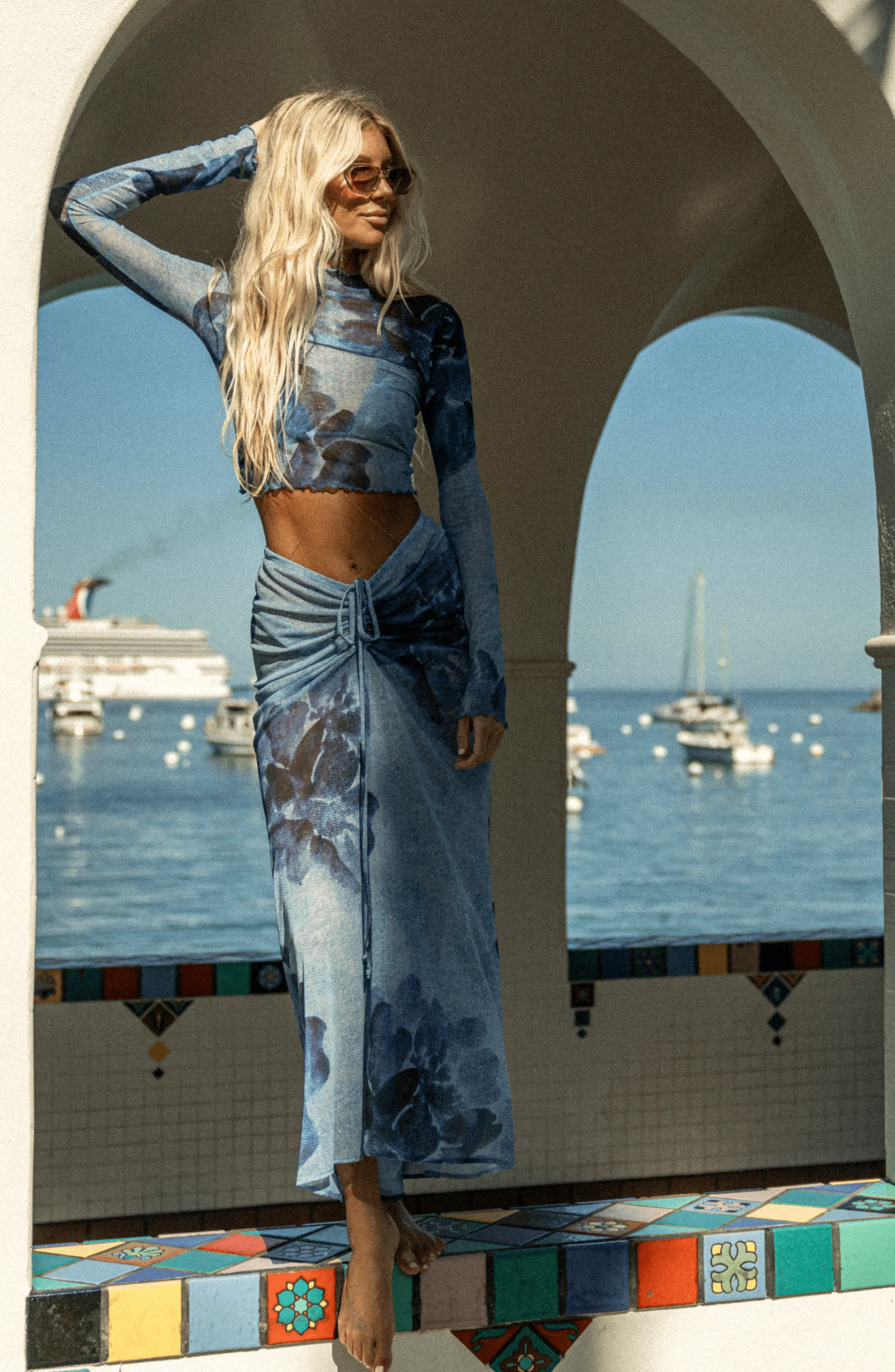 Ida Top in Indigo