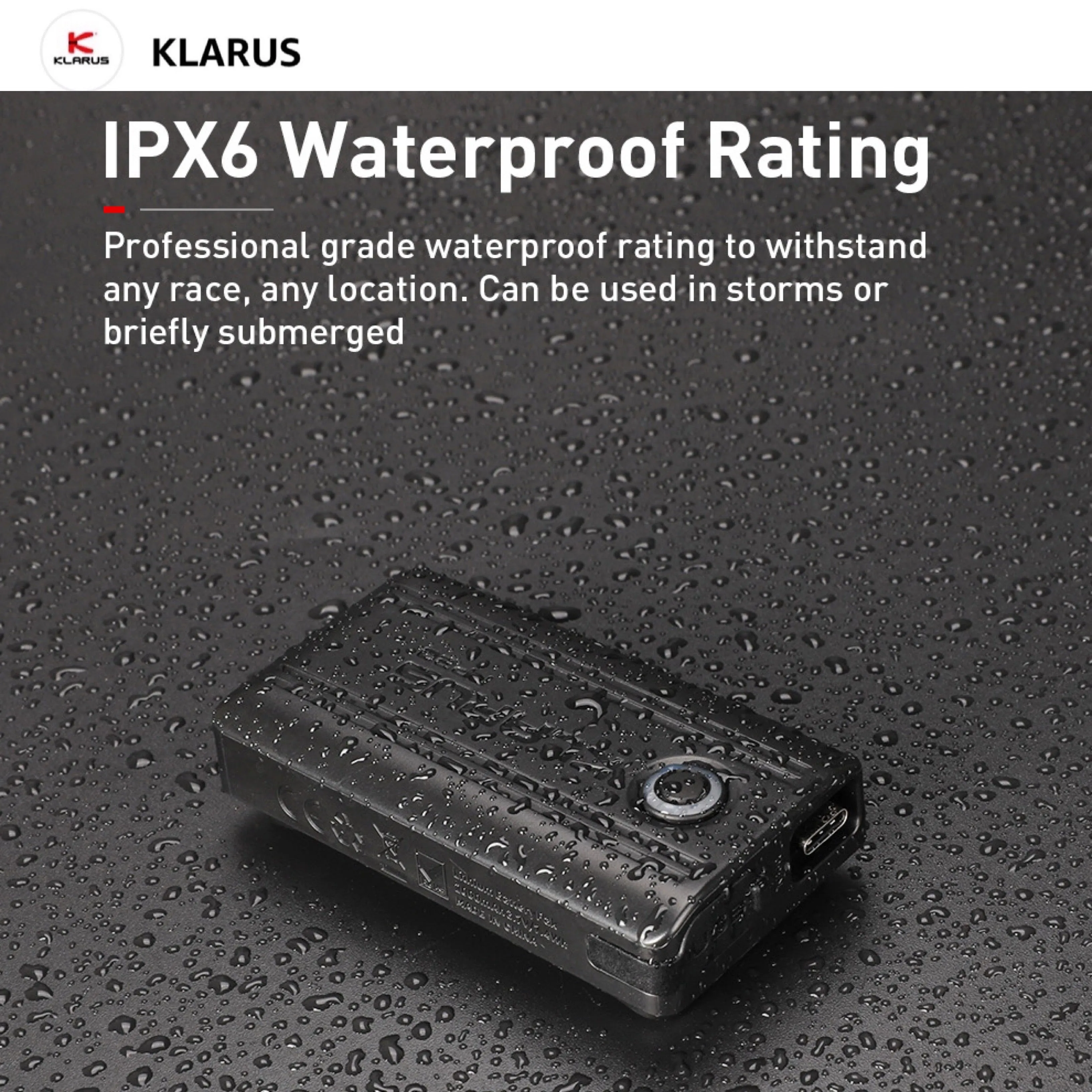 Klarus HR1 Plus-PP20 2000mAh Rechargeable Li-Polymer Battery Pack
